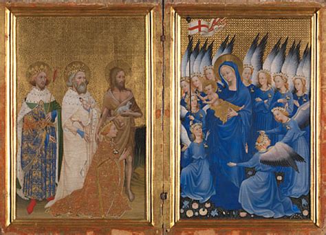  The Wilton Diptych: İnanılmaz Bir Görsel Şölen ve Sembolik Zenginliği!