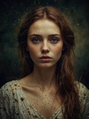 “Youthful Beauty” –  A Portrait Embracing Melancholy and Sublime Realism!